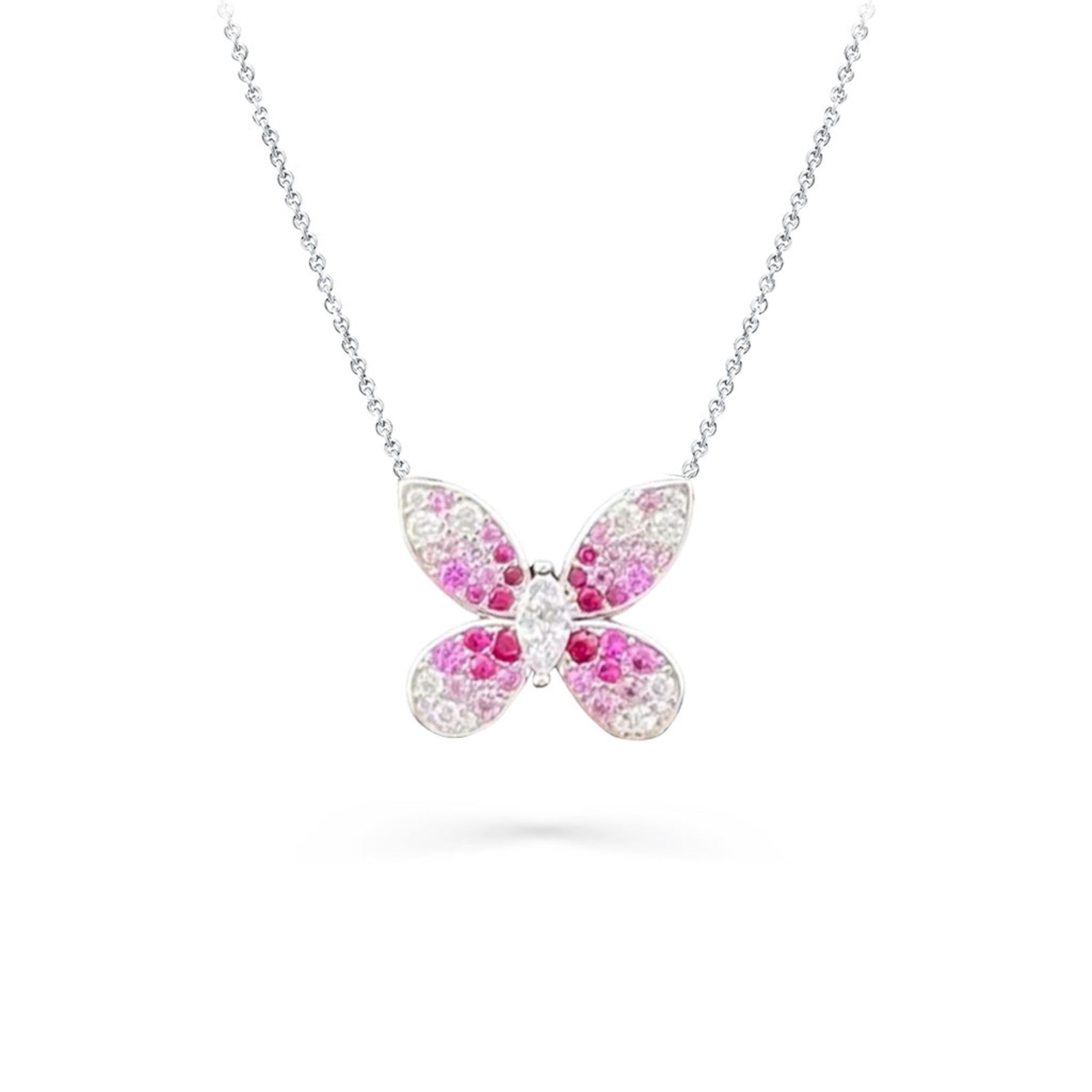 GRAFF PAVÉ BUTTERFLY DIAMOND SMALL PENDANT 